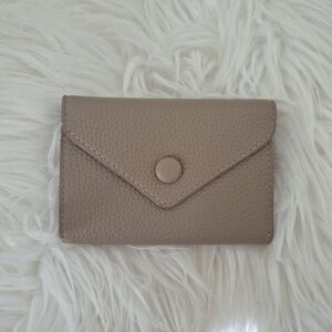 Compact Accordion card case wallet Color 11 card slots  faux leather